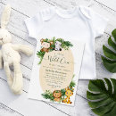 Search for wild animal baby shower invitations Safari
