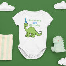 Search for cute dinosaur baby clothes Birthday