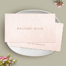 Search for light pink business cards Beauty