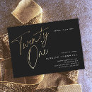 Search for calligraphy 21st birthday invitations Simple