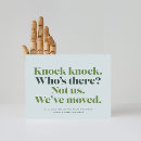 Search for knock postcards Change of address