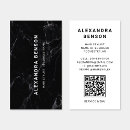 Search for white marble business cards Hair stylist