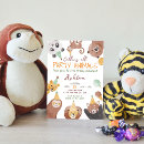 Search for animal birthday invitations Lion