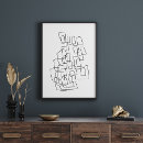 Search for original drawing posters Black and white