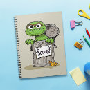 Search for sesame street notebooks Oscar the grouch