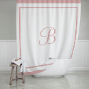 Search for pink shower curtains Monogrammed