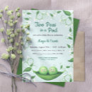 Search for two peas in a pod invitations Twins