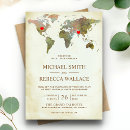 Search for vintage travel wedding invitations Journey