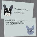 Search for french bulldog business cards Pet sitter