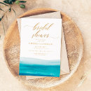 Search for ocean bridal shower invitations Seaside