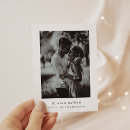 Search for simple save the date postcards Black and white