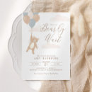Search for we can bearly wait baby shower invitations Blue