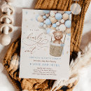Search for balloon baby boy shower invitations Beary cute baby