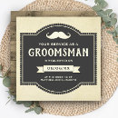 Search for mustache invitations Best man
