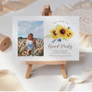 Search for sunflower graduation invitations Modern