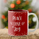 Search for joy love peace mugs Modern