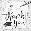 Search for black silver thank you cards modern