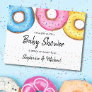 Search for doughnut baby shower invitations Cute