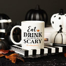 Search for eat drink and be scary mugs Pumpkin