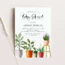 Search for plants cards invites botanical