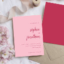 Search for bright pink invitations Elegant