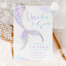Search for oneder the sea invitations Mermaid party