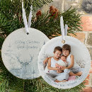 Search for stag christmas tree decorations Watercolor