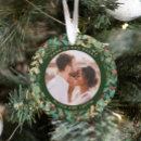 Search for forest green christmas tree decorations Married and merry