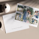 Search for 5 photo wedding thank you cards Modern