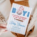 Search for baseball baby shower invitations Blue