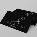 Search for tailor business cards Rose gold
