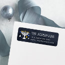 Search for menorah return address labels Cute
