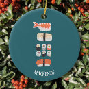 Search for japan christmas tree decorations sushi