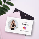 Search for follow me on instagram business cards Social media