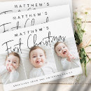 Search for babys first christmas cards Photo collage