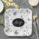 Search for artistic plates Black and white
