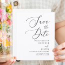 Search for simple rustic save the dates Calligraphy