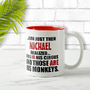 Search for monkey mugs funny