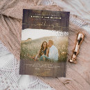 Search for unusual wedding invitations Countryside barn wood distressed