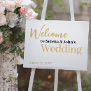 Search for winter welcome wedding signs White