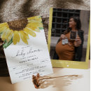 Search for rustic country baby shower invitations Sunflower