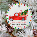 Search for red truck christmas tree decorations Cute