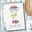 Search for cocktail engagement party invitations Watercolor