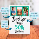 Search for brother 50th birthday cards 50 years old