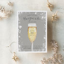 Search for champagne glass new years eve invitations Bubbles