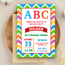 Search for alphabet birthday invitations Cute