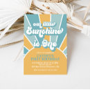 Search for little boy birthday invitations Our little sunshine