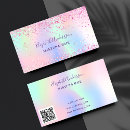 Search for pink business cards qr code