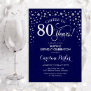 Search for silver birthday invitations Milestone