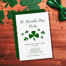 Search for irish seasonal invitations Saint patrick